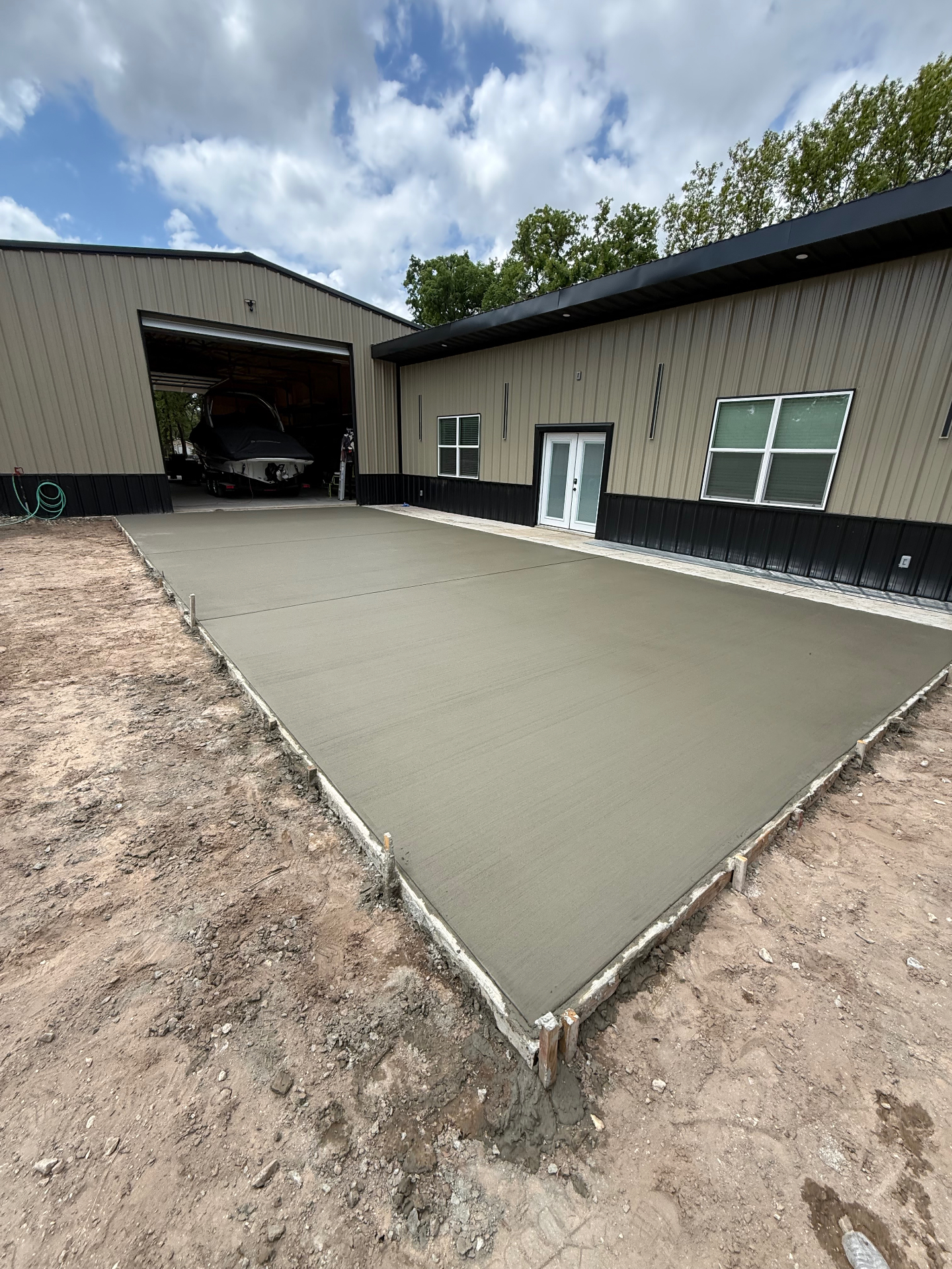 Boat Shop Apron Slab