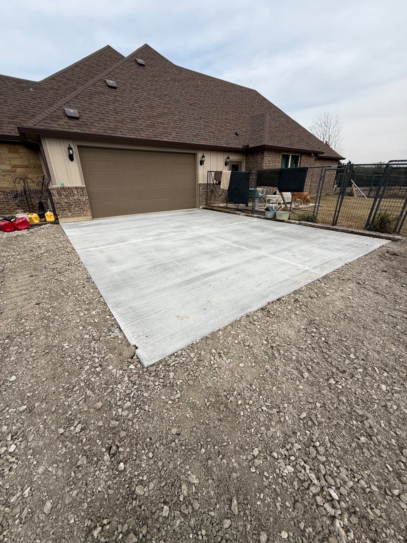 Garage Pad Extension
