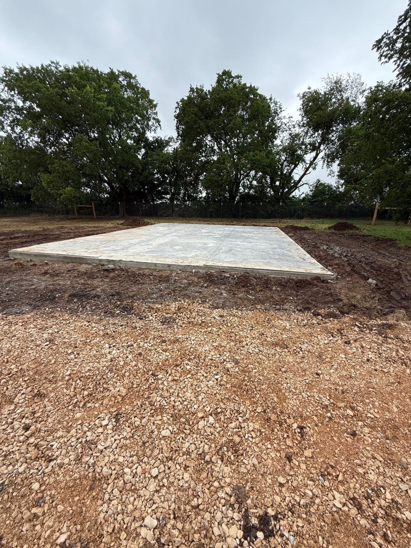 Shop Building Foundation Slab