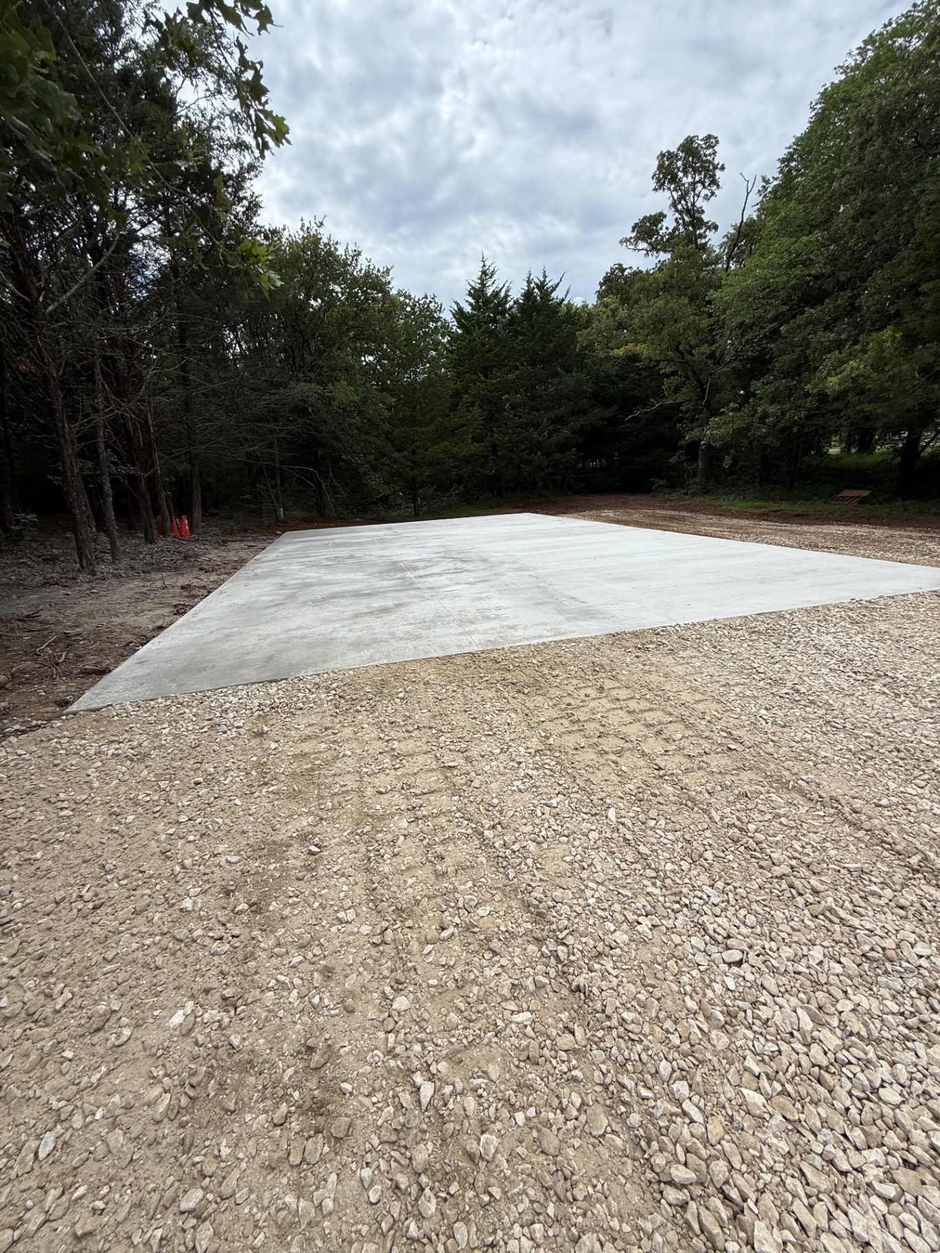 Wooded Lot Shop Pad
